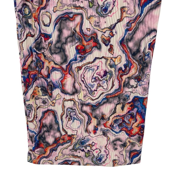 Leith Abalone Multicolor Ribbed Textured Midi Pencil Skirt size Medium NWT - Picture 3 of 10